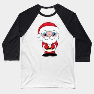 Cute Santa, Xmas, Christmas, Santa Claus Baseball T-Shirt